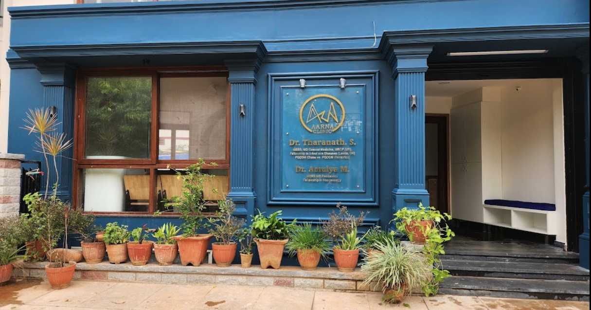 Aarna Orthopaedic Clinic consultation room, Sahakar Nagar Bengaluru