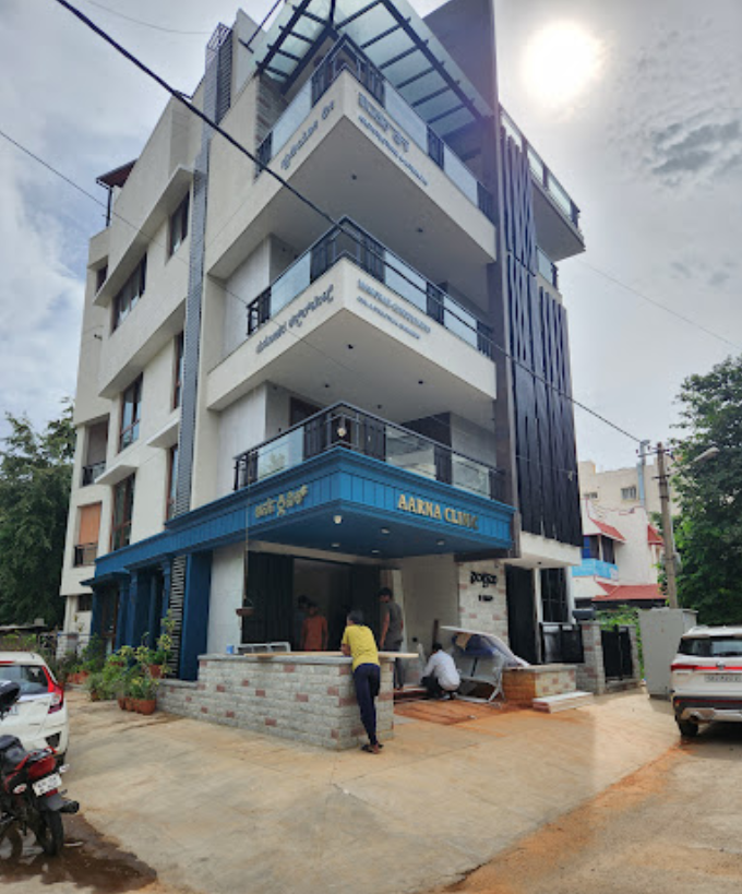 Aarna Orthopaedic Clinic entrance, Sahakar Nagar