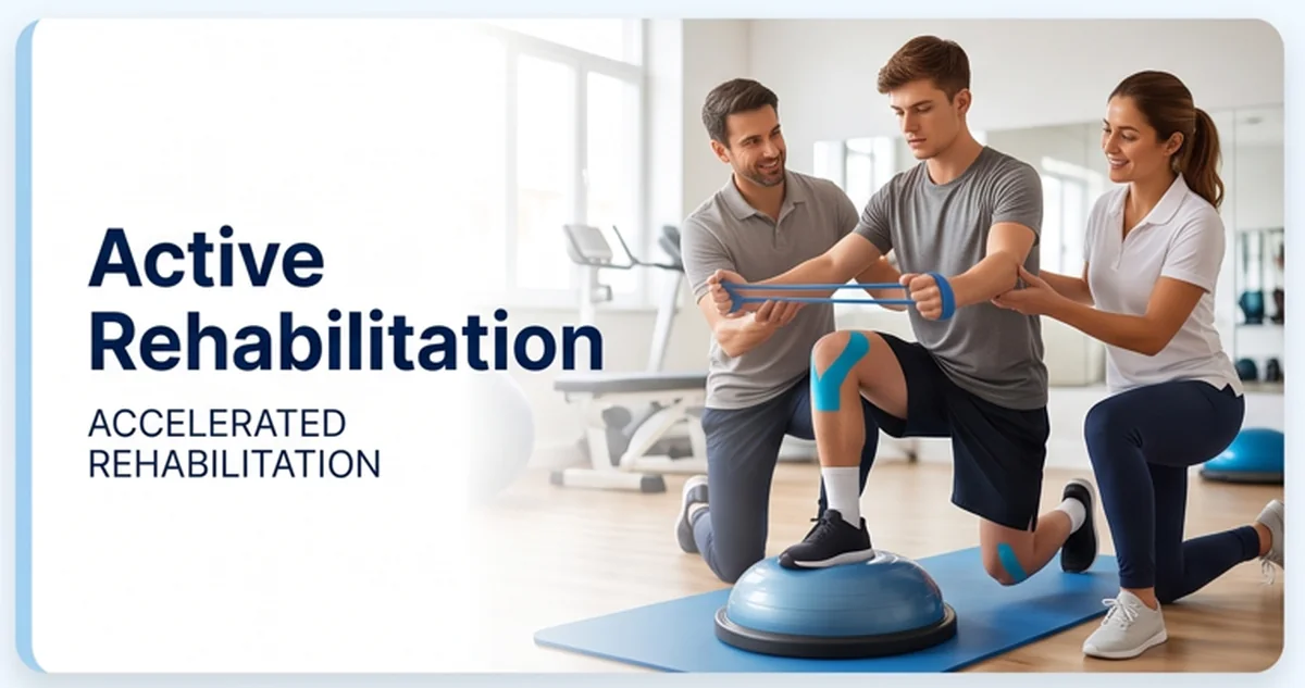 Active rehabilitation and accelerated recovery — supervised return-to-function physiotherapy at Ortho Sports & Robotics, Bengaluru